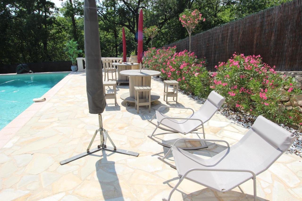 Villa Jalna Chambre, Suites Et Appartement Roquefort-les-Pins Luaran gambar